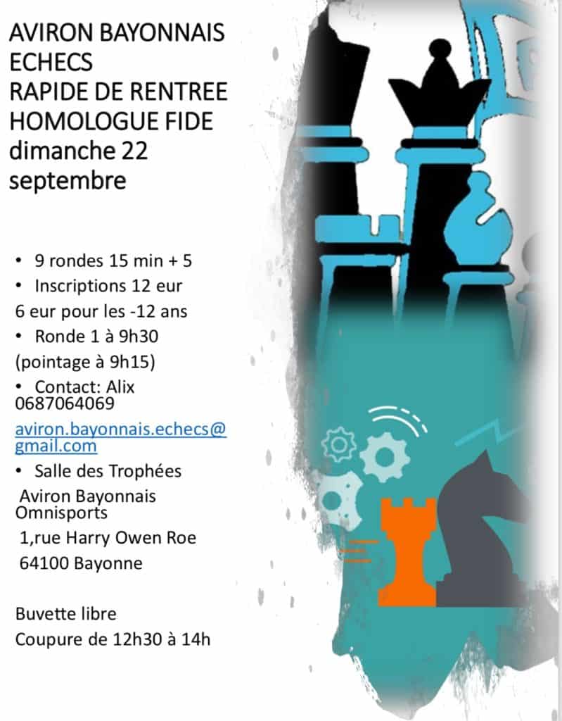 Rapide FIDE du 22/09/2019