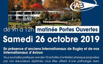 Portes ouvertes de l&rsquo;Aviron Bayonnais samedi 26 octobre matin
