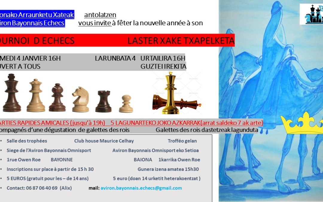 Tournoi amical du 4 janvier